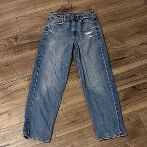 American Eagle Outfitters Relaxed Fit Blue Jeans